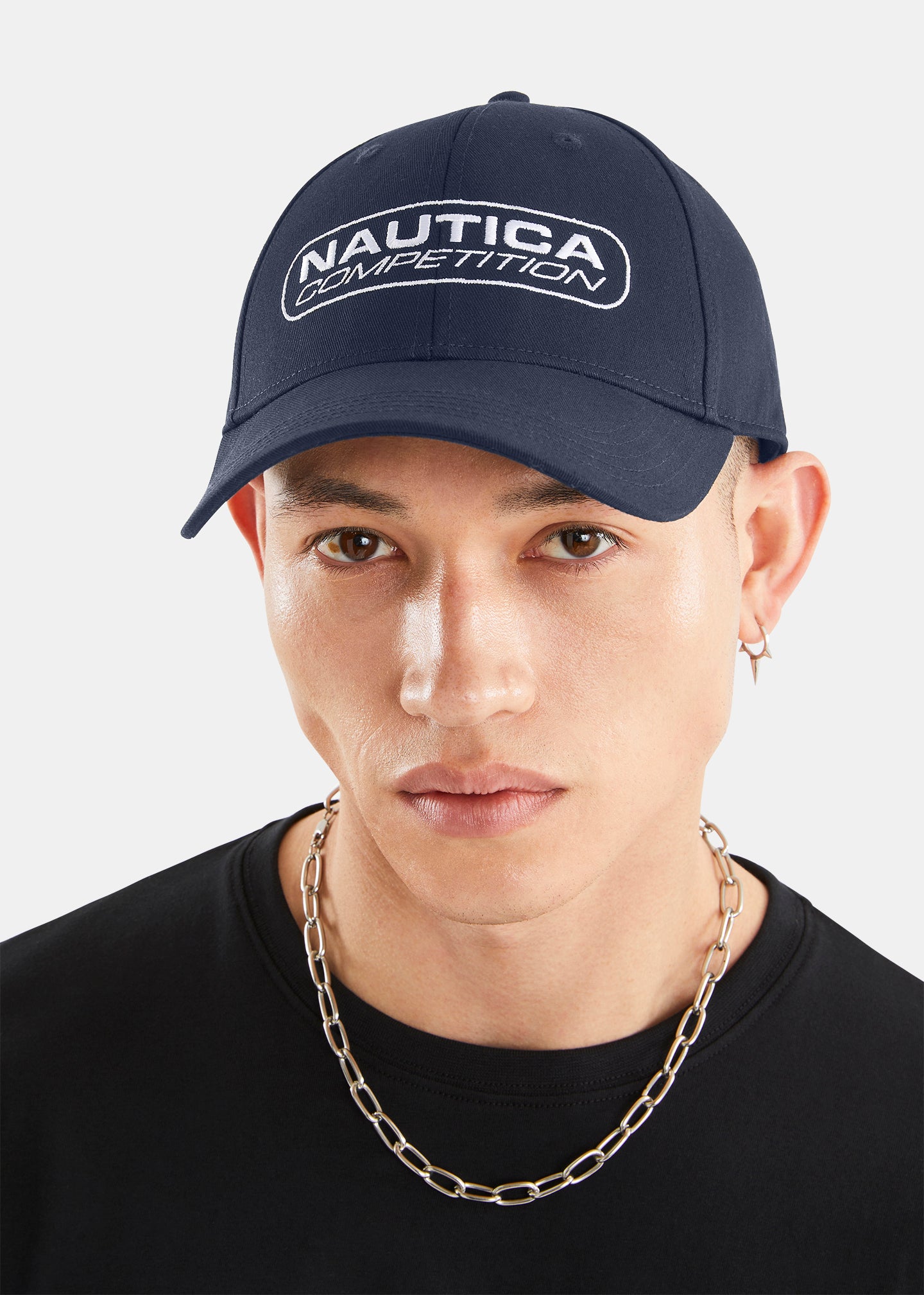 Nautica Competition Bambridge Snapback Cap - Dark Navy - Detail