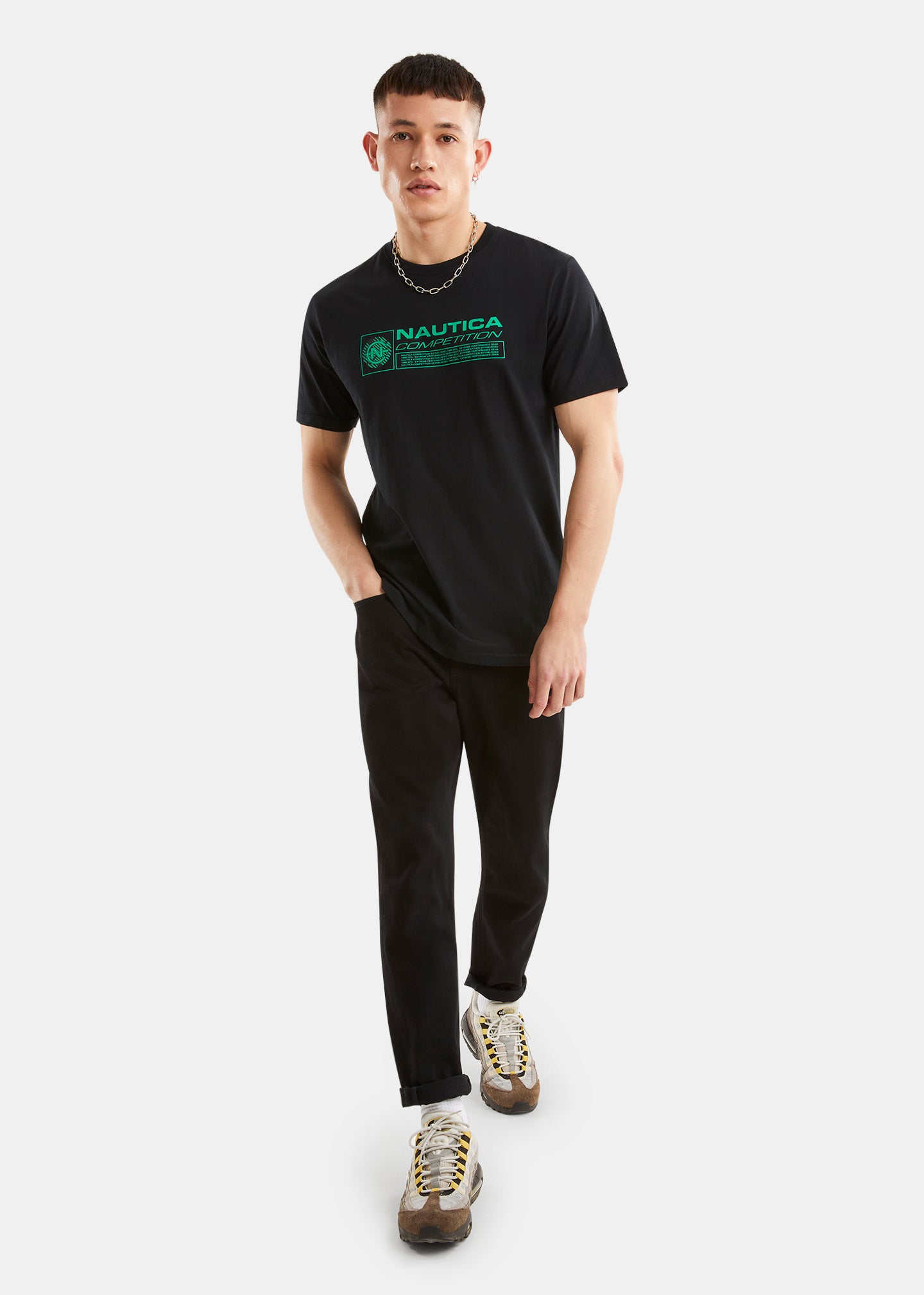 Nautica Competition T-Shirt - Black - Full Body