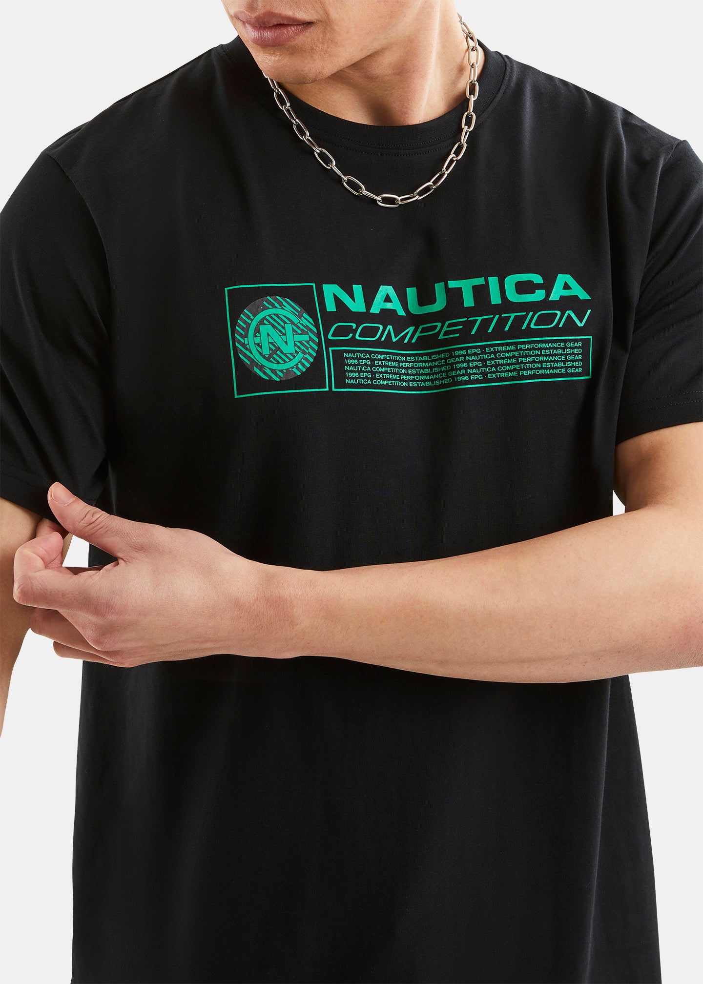 Nautica Competition T-Shirt - Black - Detail