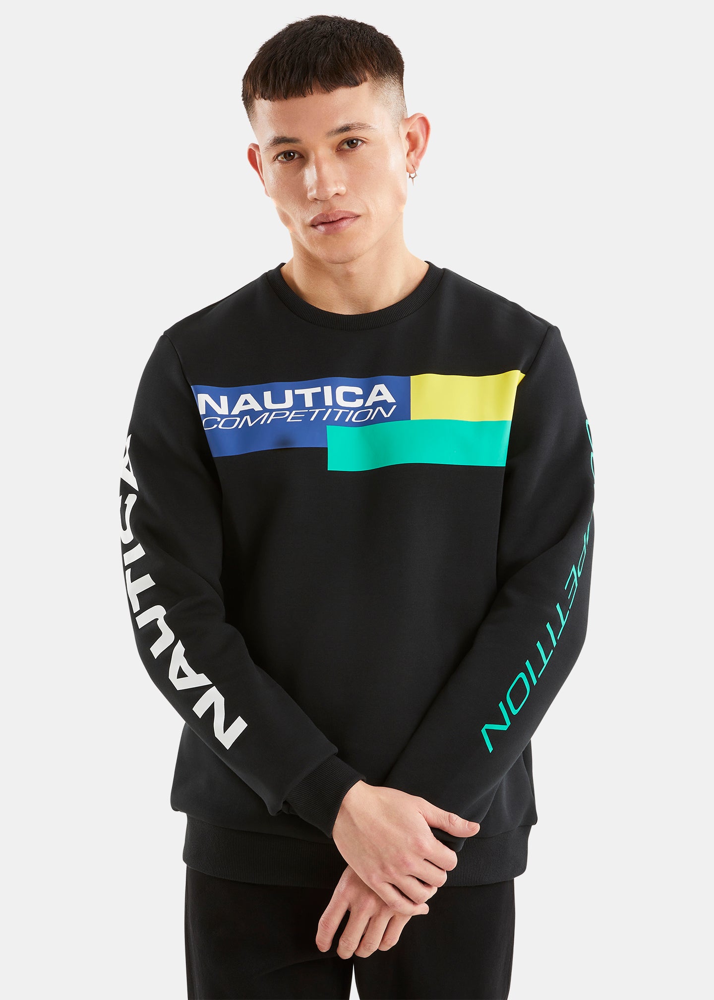 Nautica sweatshirt mens deals