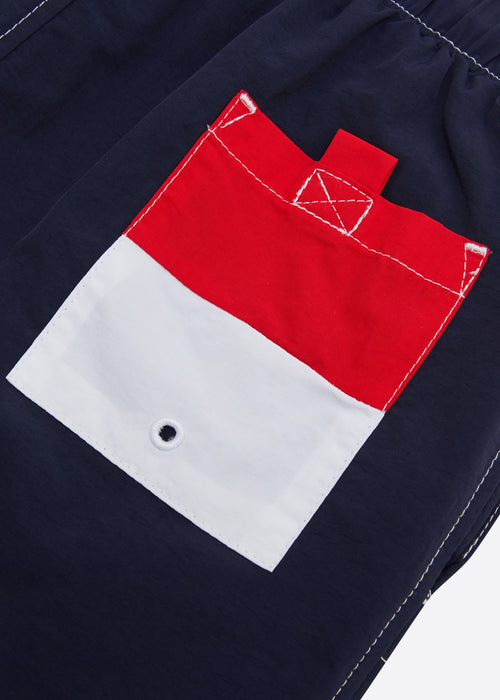 Nautica Junior Swim Short - Dark Navy - Detail