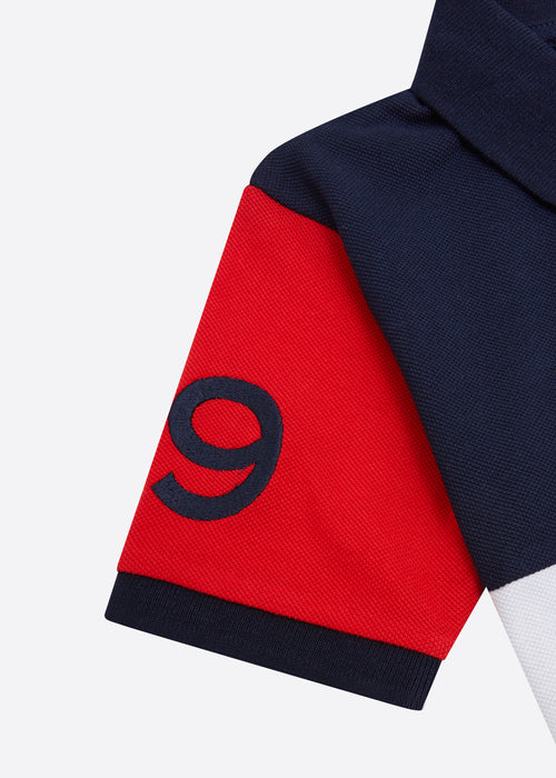 Nautica Junior Amir Polo Shirt  - Dark Navy - Detail