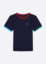 Load image into Gallery viewer, Nautica Junior Baylon T-Shirt -Dark Navy - Front