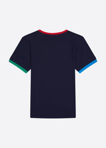 Nautica Junior Baylon T-Shirt -Dark Navy - Back