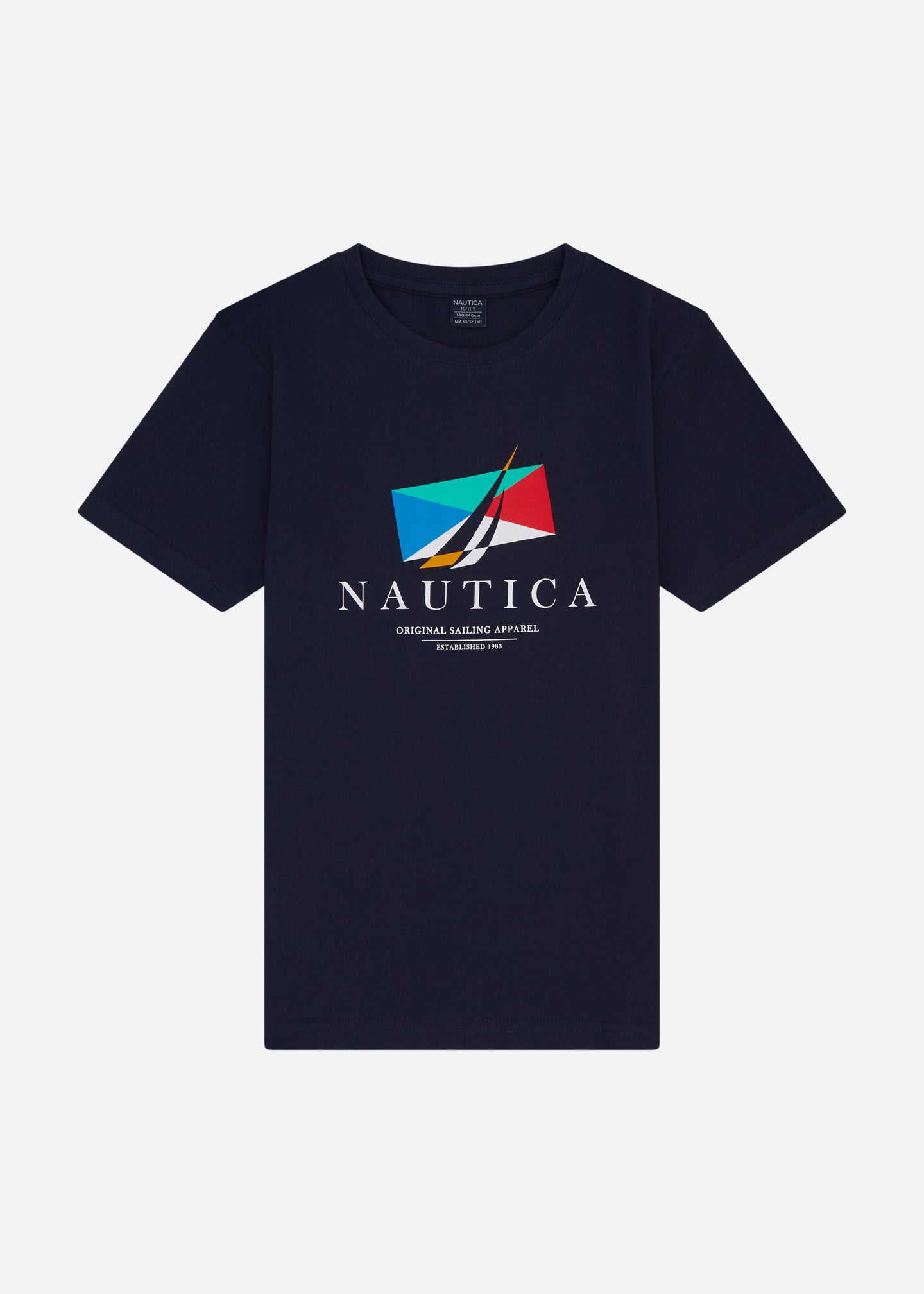 Nautica Junior Brandon T-Shirt - Dark Navy - Front