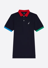Load image into Gallery viewer, Nautica Junior Jacob Polo Shirt - Dark Navy - Front