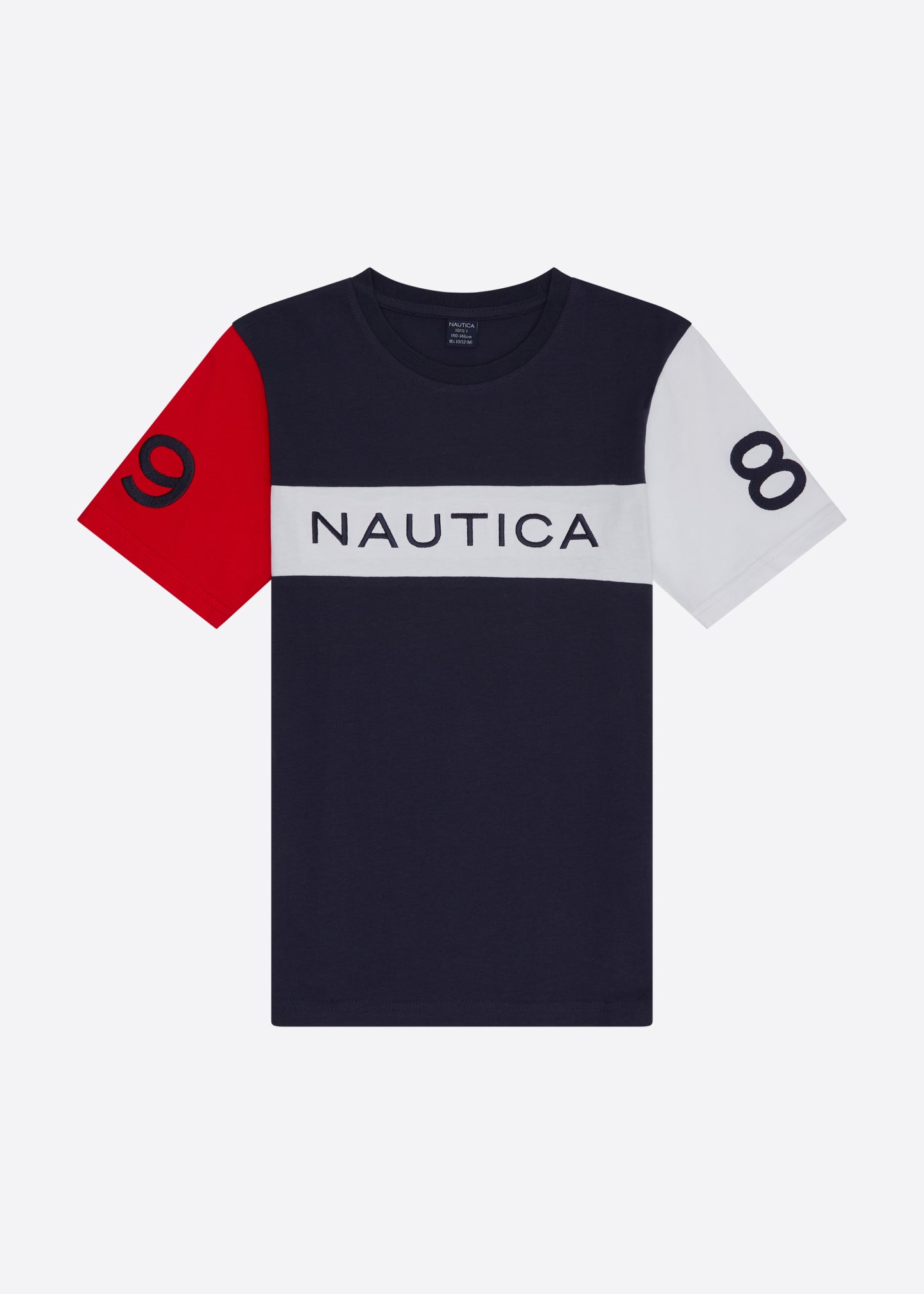 Nautica Junior Malik T-Shirt - Dark Navy - Front