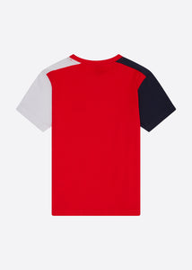 Nautica Junior Silas T-Shirt - True Red - Back
