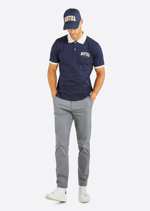Nautica Banks Polo Shirt - Datk Navy - Full Body