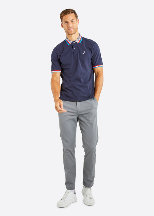 Nautica Benji Polo Shirt - Dark Navy - Full Body