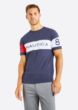Load image into Gallery viewer, Nautica Calvin T-Shirt - Dark Navy - Front