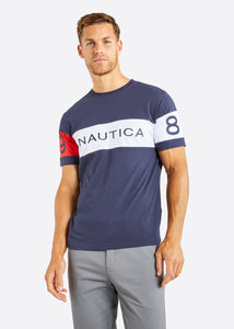 Nautica Calvin T-Shirt - Dark Navy - Front