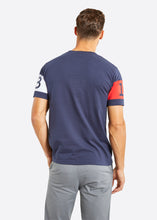 Load image into Gallery viewer, Nautica Calvin T-Shirt - Dark Navy - Back