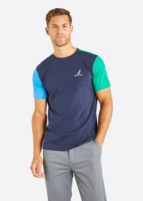 Nautica Conrad T-Shirt - Blue - Front