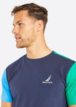 Load image into Gallery viewer, Nautica Conrad T-Shirt - Blue - Detail