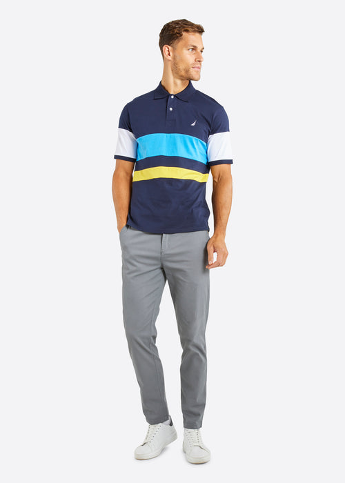 Nautica Dexter Polo Shirt - Dark Navy - Full Body