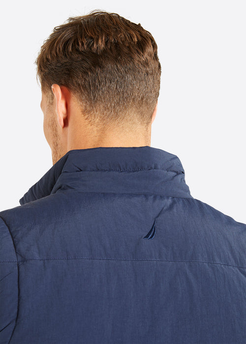 Nautica Emmett Gilet - Dark Navy - Detail