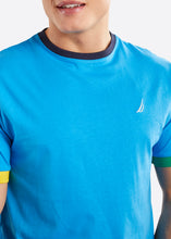 Load image into Gallery viewer, Nautica Enoch T-Shirt - Blue - Detail
