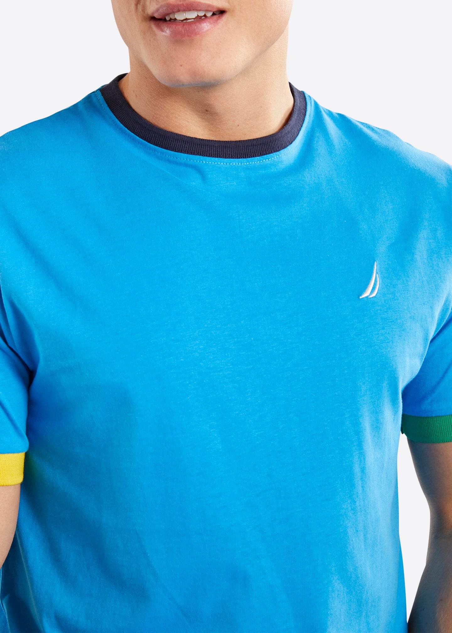 Nautica Enoch T-Shirt - Blue - Detail