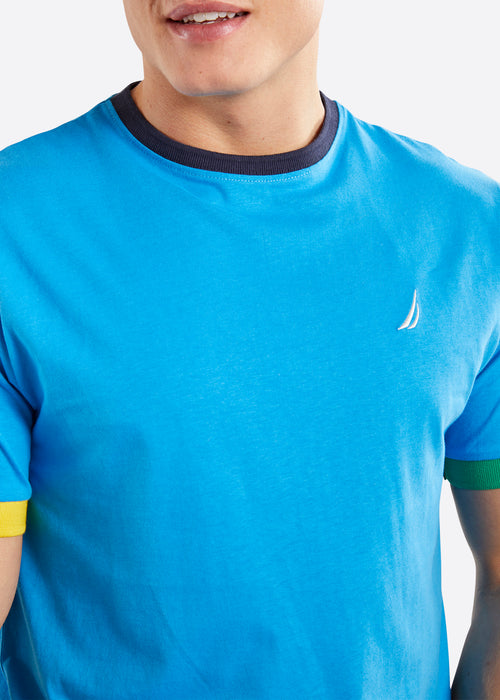 Nautica Enoch T-Shirt - Blue - Detail