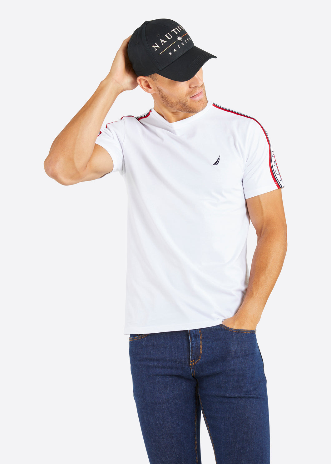 Nautica Florian T-Shirt - White - Front
