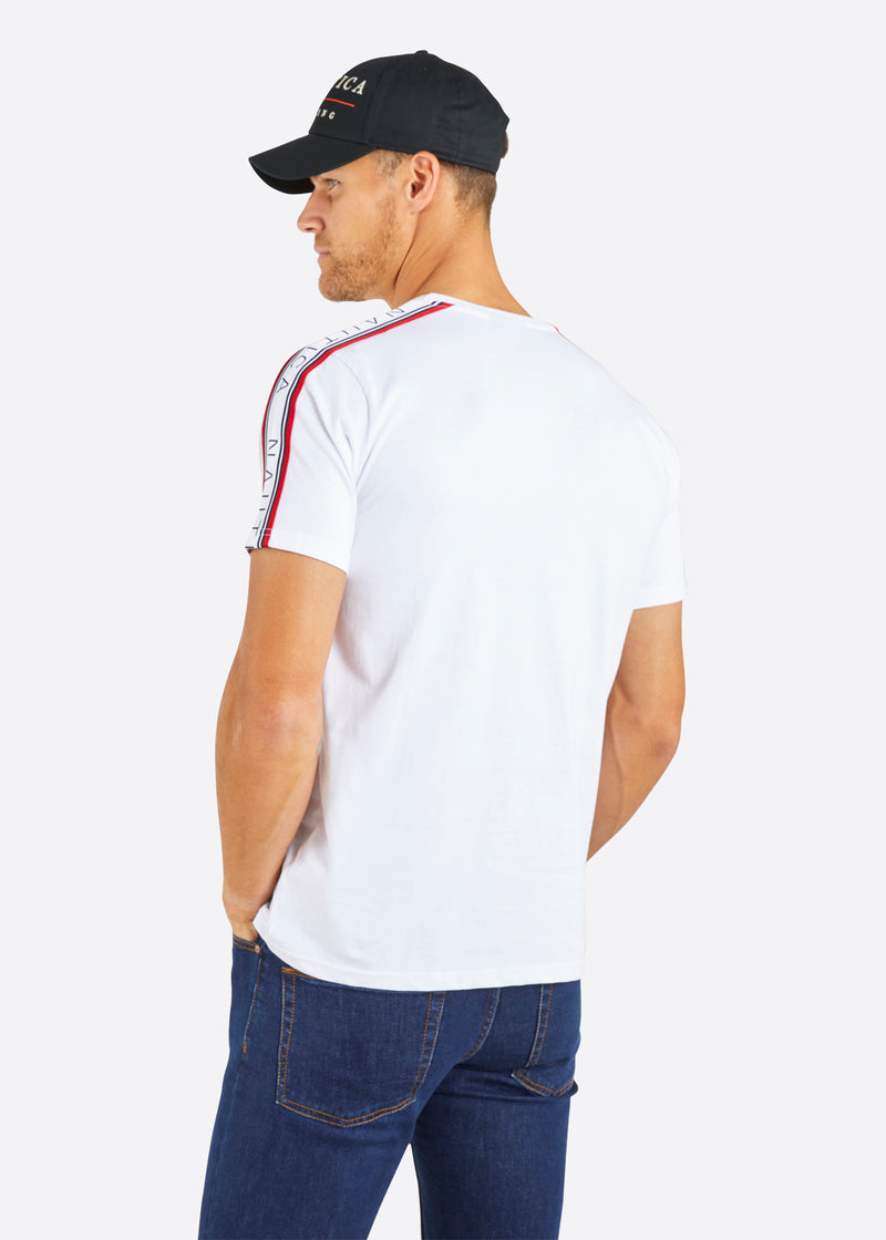 Nautica Florian T-Shirt - White - Back