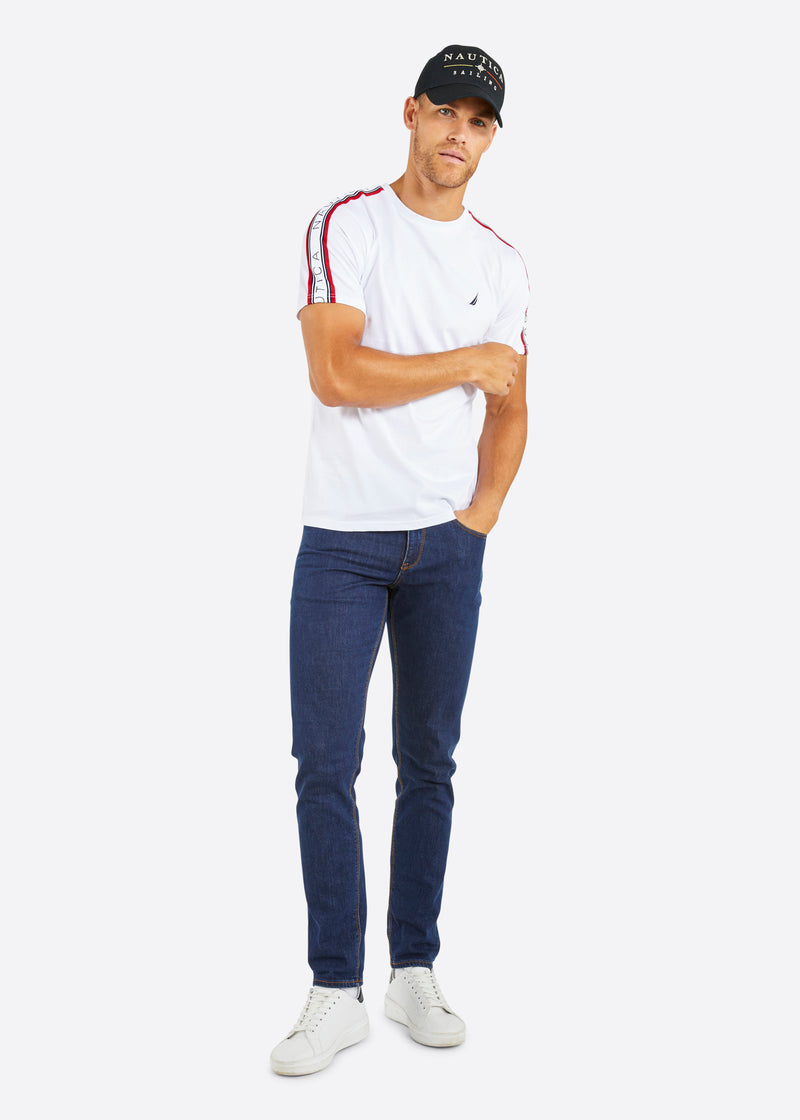 Nautica Florian T-Shirt - White - Full Body