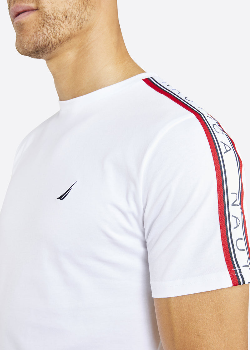 Nautica Florian T-Shirt - White - Detail