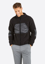 Load image into Gallery viewer, Nautica Grayson Full Zip Top - Black - Front