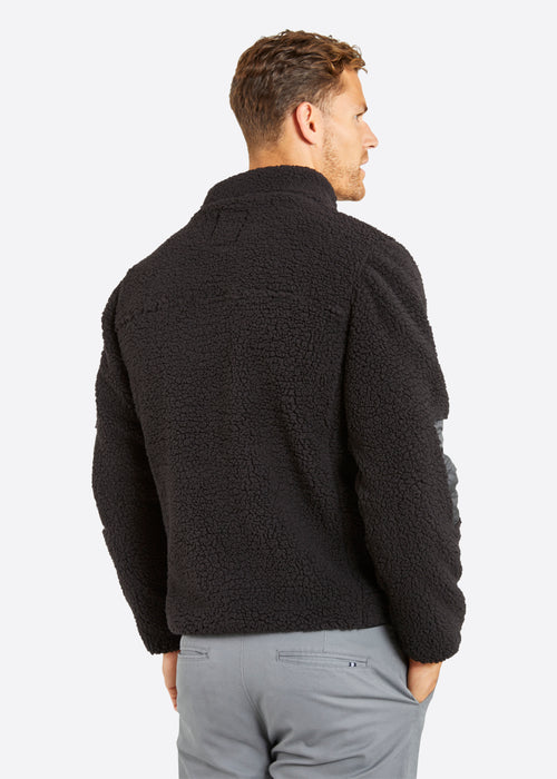 Nautica Grayson Full Zip Top - Black - Back