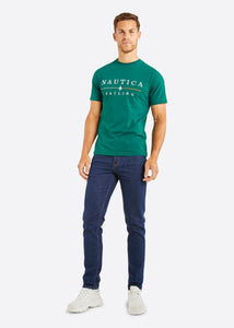 Nautica Mateo T-Shirt - Dark Green - Full Body