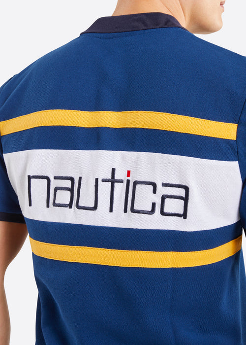 Nautica Chapman Polo Shirt - Navy - Detail