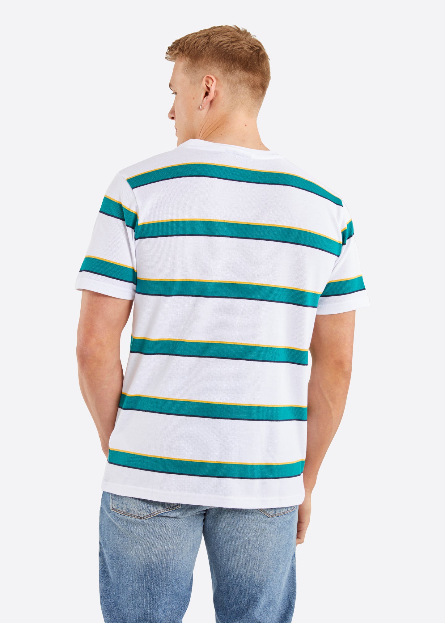 Nautica Geiger T-Shirt - White - Back