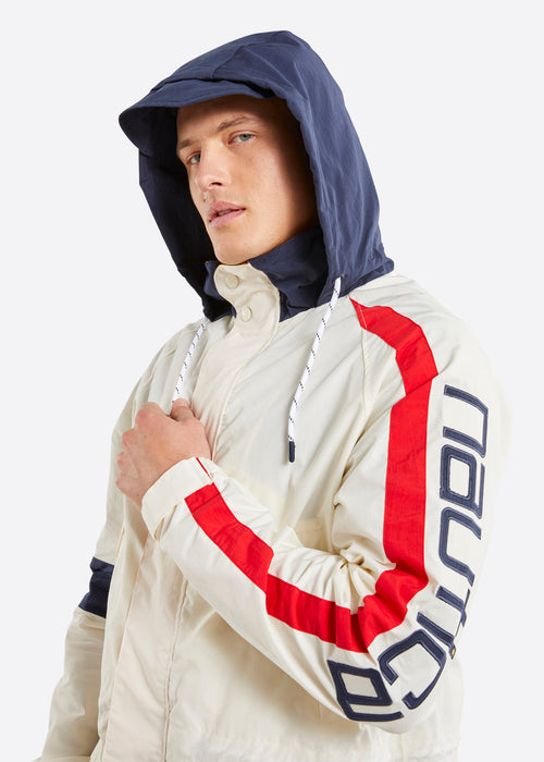 Nautica Monroe Full Zip Jacket - White - Detail
