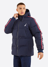 Load image into Gallery viewer, Nautica Albie Padded Jacket - Dark Navy - Front