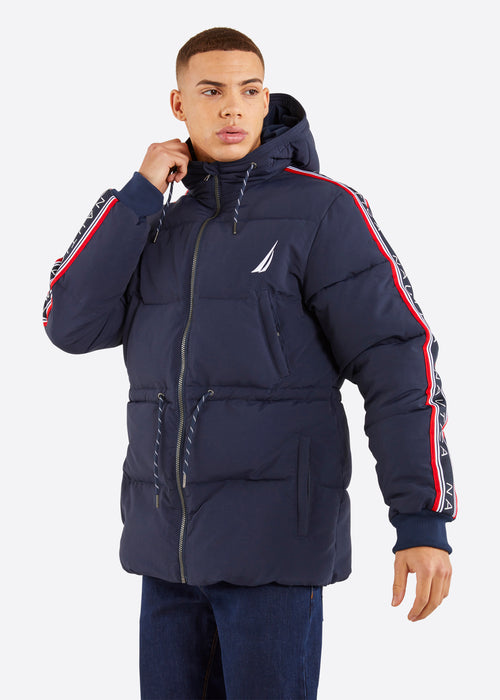 Nautica Albie Padded Jacket - Dark Navy - Front