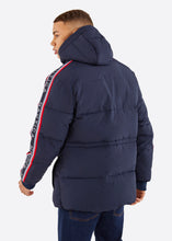 Load image into Gallery viewer, Nautica Albie Padded Jacket - Dark Navy - Back