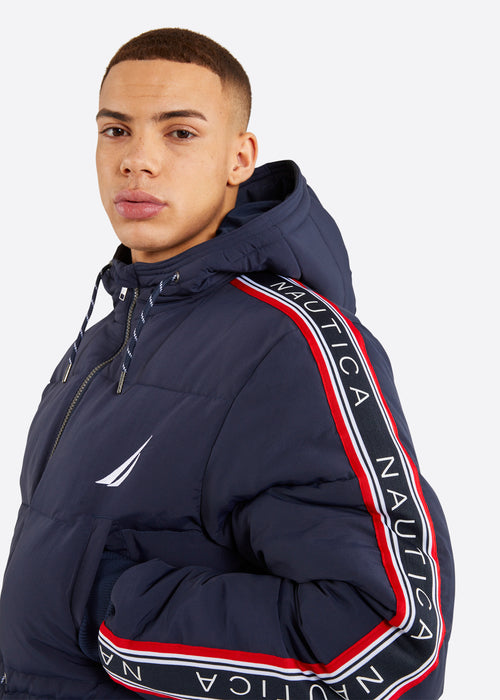 Nautica Albie Padded Jacket - Dark Navy - Detail
