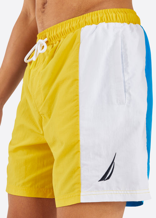 Nautica Benson Swim Short - Yellow - Detail