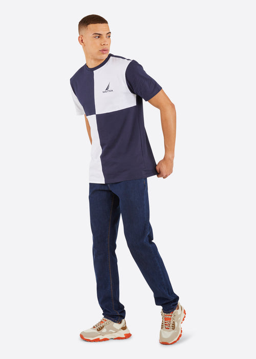 Nautica Bishop T-Shirt - Dark Navy - Full Body
