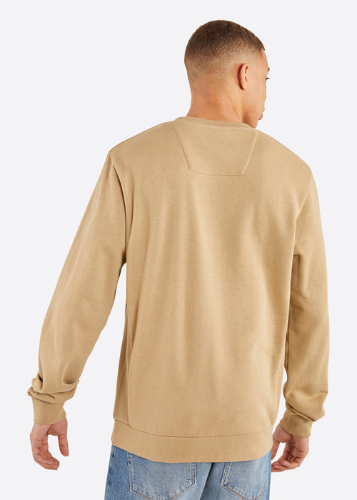 Nautica Brayden Sweatshirt - Wheat - Back