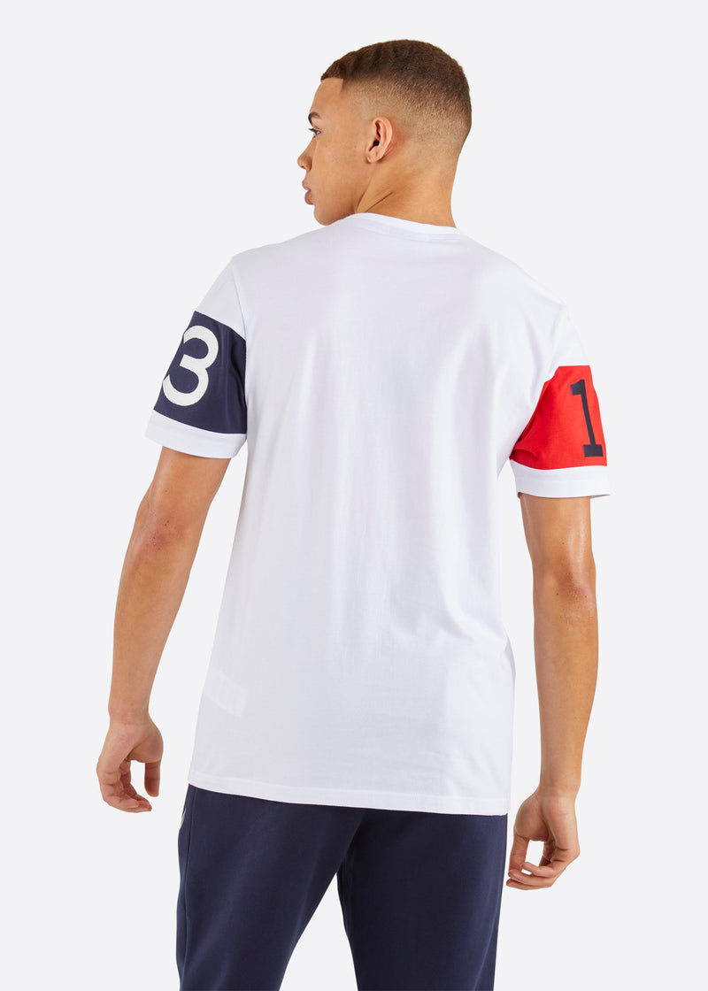 Nautica Calvin T-Shirt - White - Back