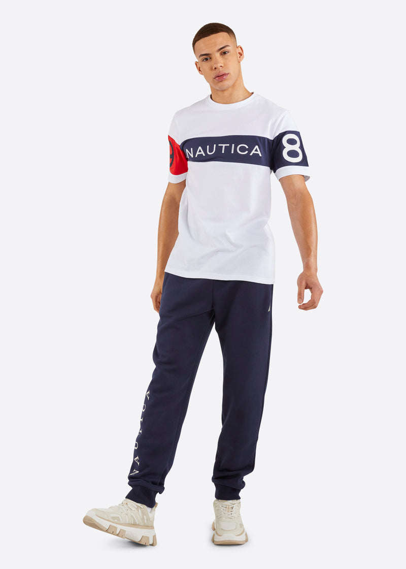 Nautica Calvin T-Shirt - White - Full Body