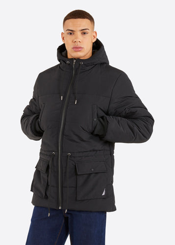Colne Padded Jacket - Black - Front