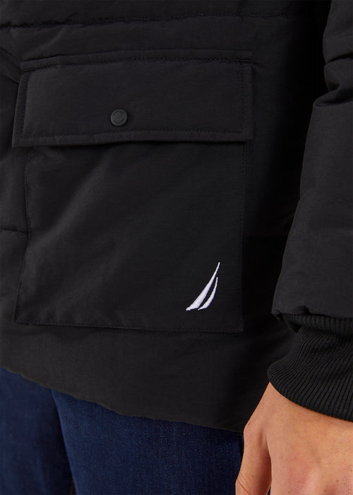 Colne Padded Jacket - Black - Detail