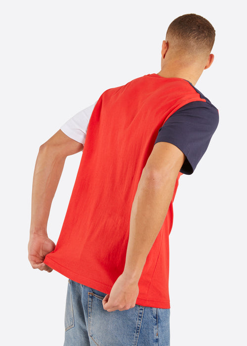 Nautica Conrad T-Shirt - Red - Back