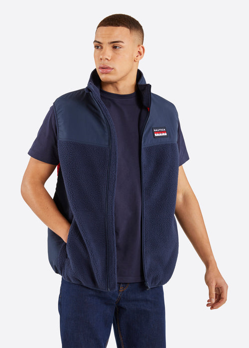 Nautica Cruz Gilet - Dark Navy - Front