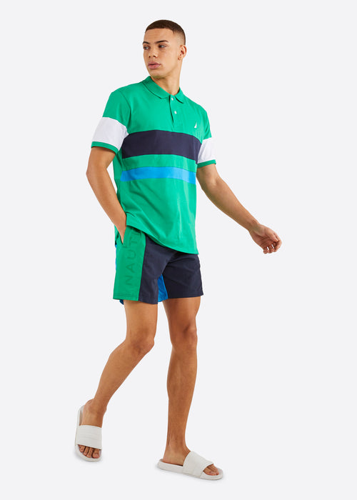 Nautica Dexter Polo Shirt - Green - Full Body