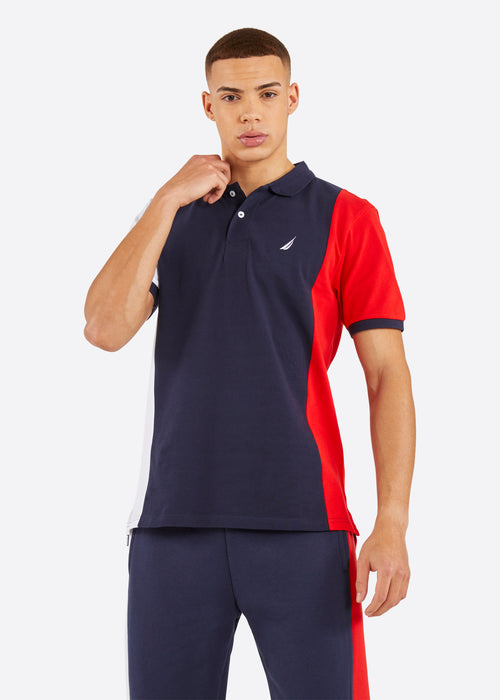 Nautica Edgar Polo Shirt - Dark Navy - Front