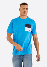 Load image into Gallery viewer, Nautica Edwin T-Shirt - Blue - Front
